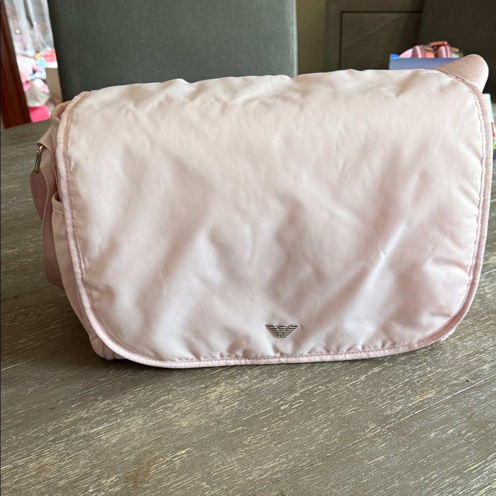 Emporio Armani Soft Pink Baby Bag